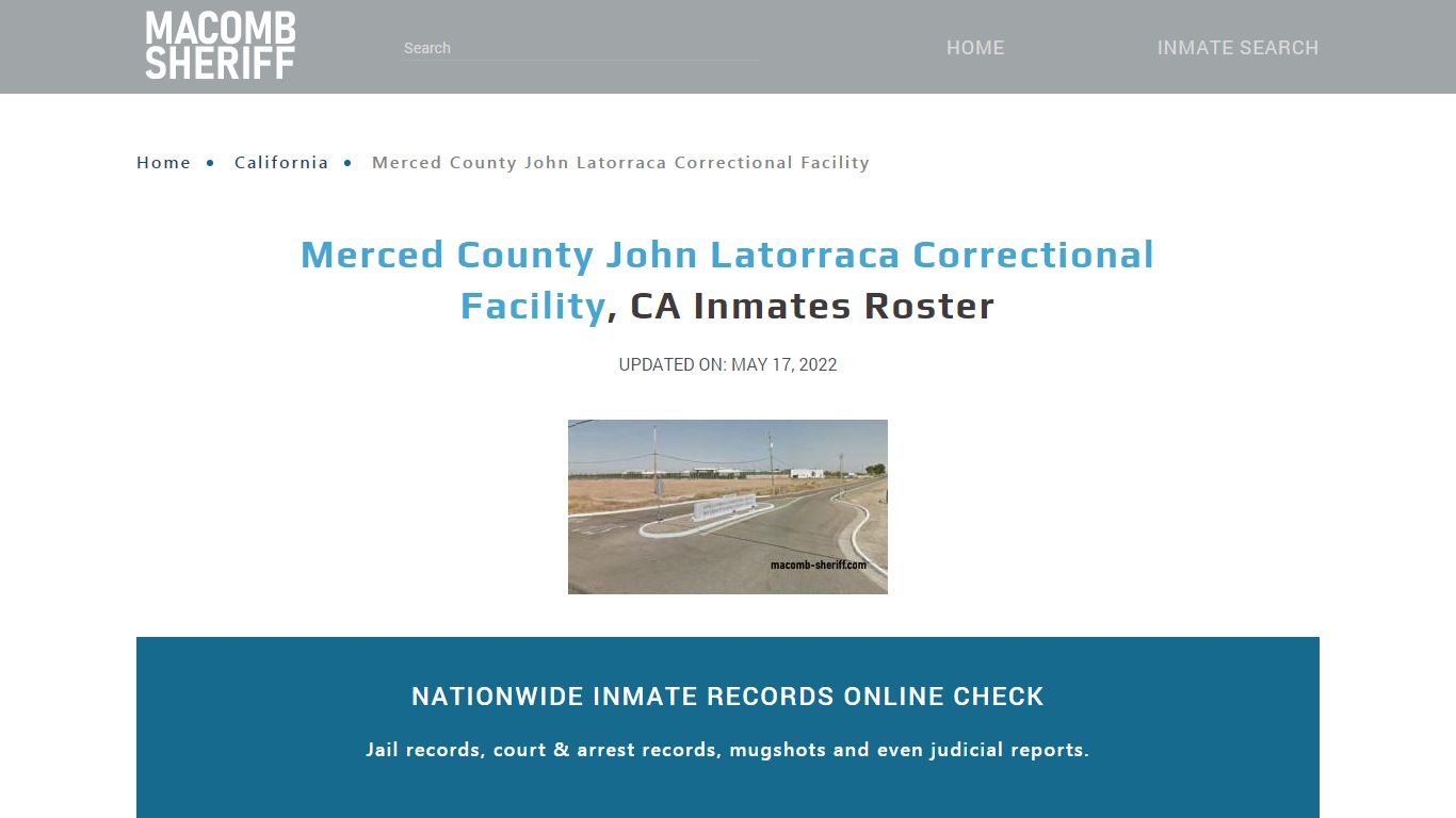 Merced County Inmate Roster Search - macomb-sheriff.com